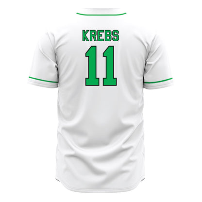 Marshall - NCAA Baseball : Charlie Krebs - White Jersey-1
