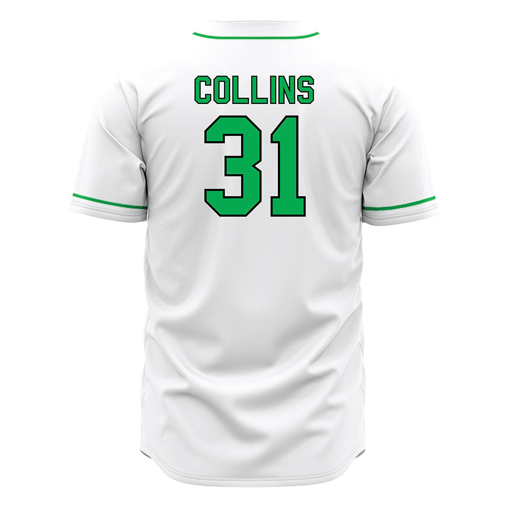 Marshall - NCAA Baseball : Kenyon Collins - White Jersey-1