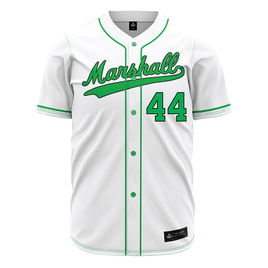 Marshall - NCAA Baseball : Carter Walters - White Jersey-0