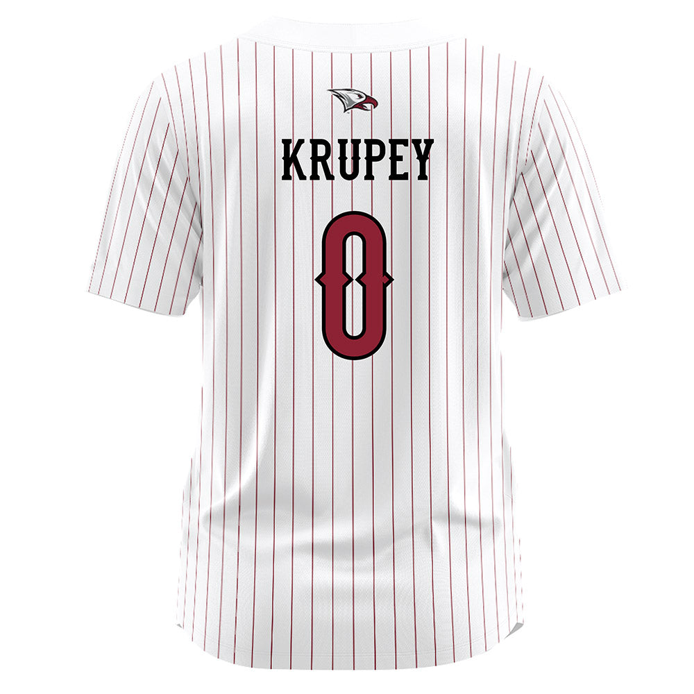 NCCU - NCAA Softball : Elana Krupey - White Jersey-1