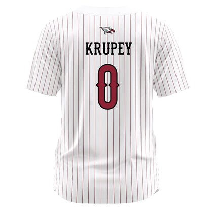 NCCU - NCAA Softball : Elana Krupey - White Jersey-1