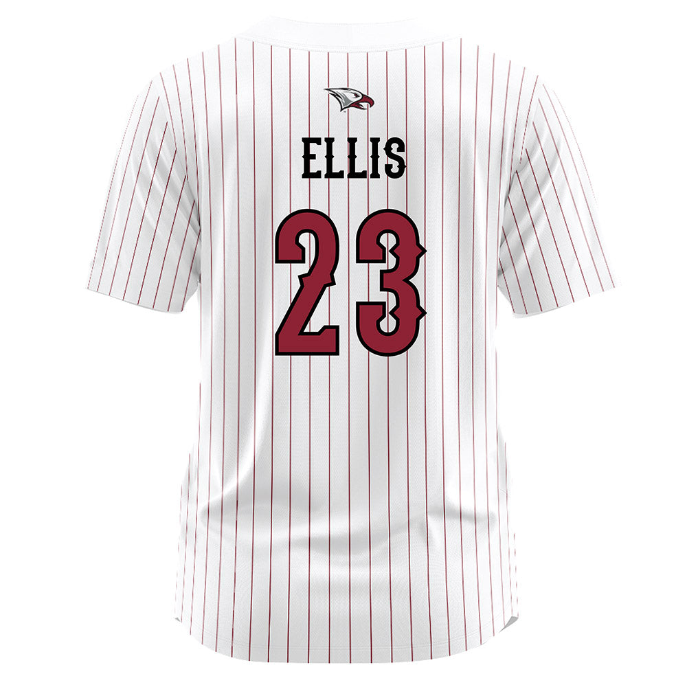 NCCU - NCAA Softball : Megan Ellis - White Jersey-1