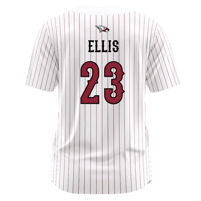 NCCU - NCAA Softball : Megan Ellis - White Jersey-1
