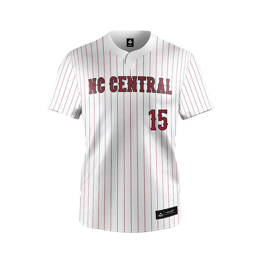 NCCU - NCAA Softball : Tyler Suttles - White Jersey-0
