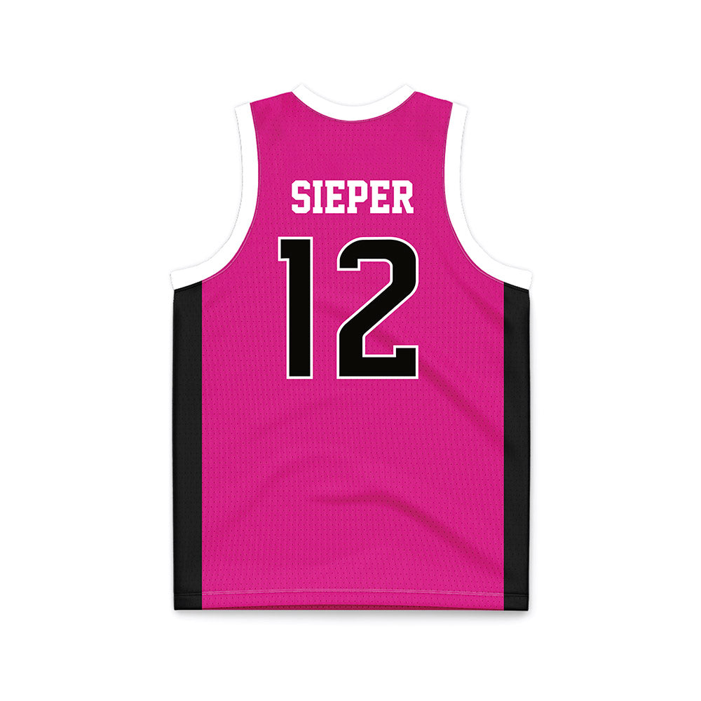 Southern Miss - NCAA Women's Basketball : Morgan Sieper - Pink Basketball Jersey-1