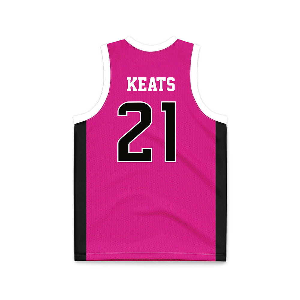 Southern Miss - NCAA Women's Basketball : Carly Keats - Pink Basketball Jersey-1