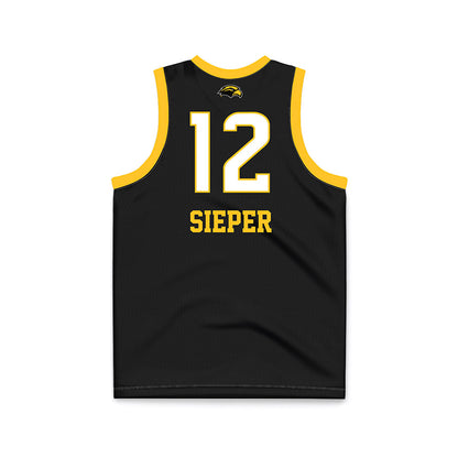 Southern Miss - NCAA Women's Basketball : Morgan Sieper - Black Basketball Jersey-1
