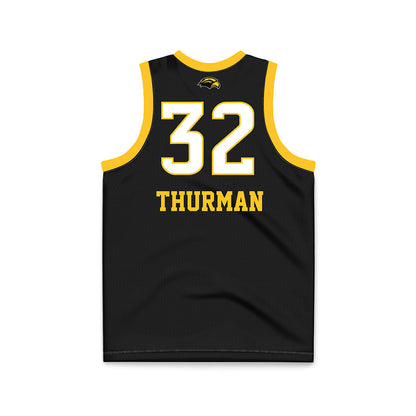 Southern Miss - NCAA Women's Basketball : Timya Thurman - Black Basketball Jersey-1
