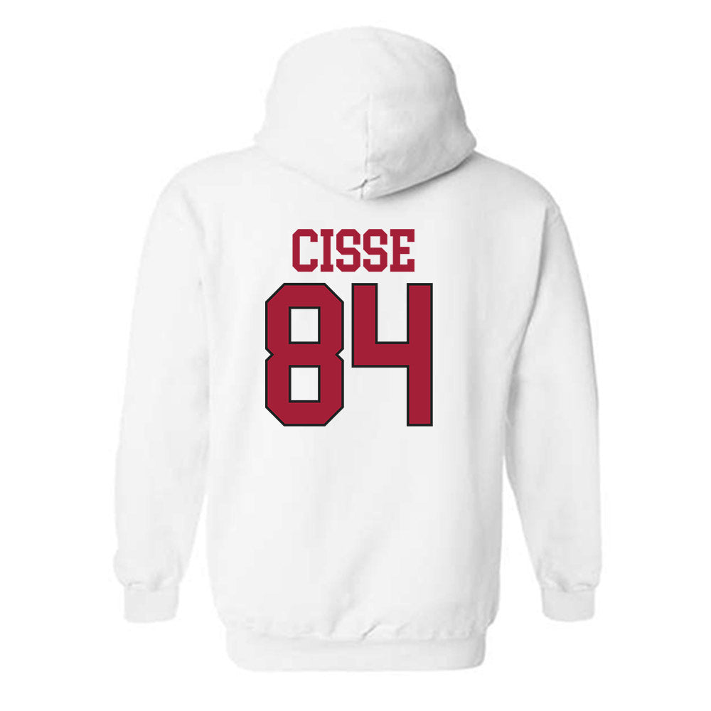 Arkansas - NCAA Football : Ismael Cisse - Replica Shersey Hooded Sweatshirt-2