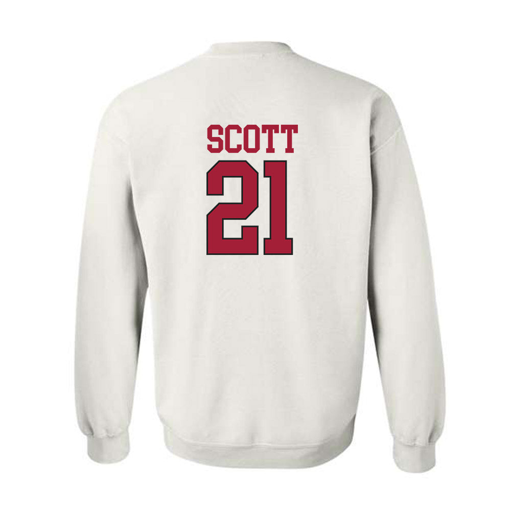 Arkansas - NCAA Football : Tyler Scott - Replica Shersey Crewneck Sweatshirt-1