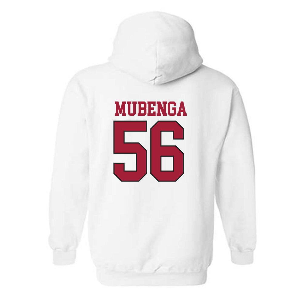 Arkansas - NCAA Football : Ben Mubenga - Replica Shersey Hooded Sweatshirt-2