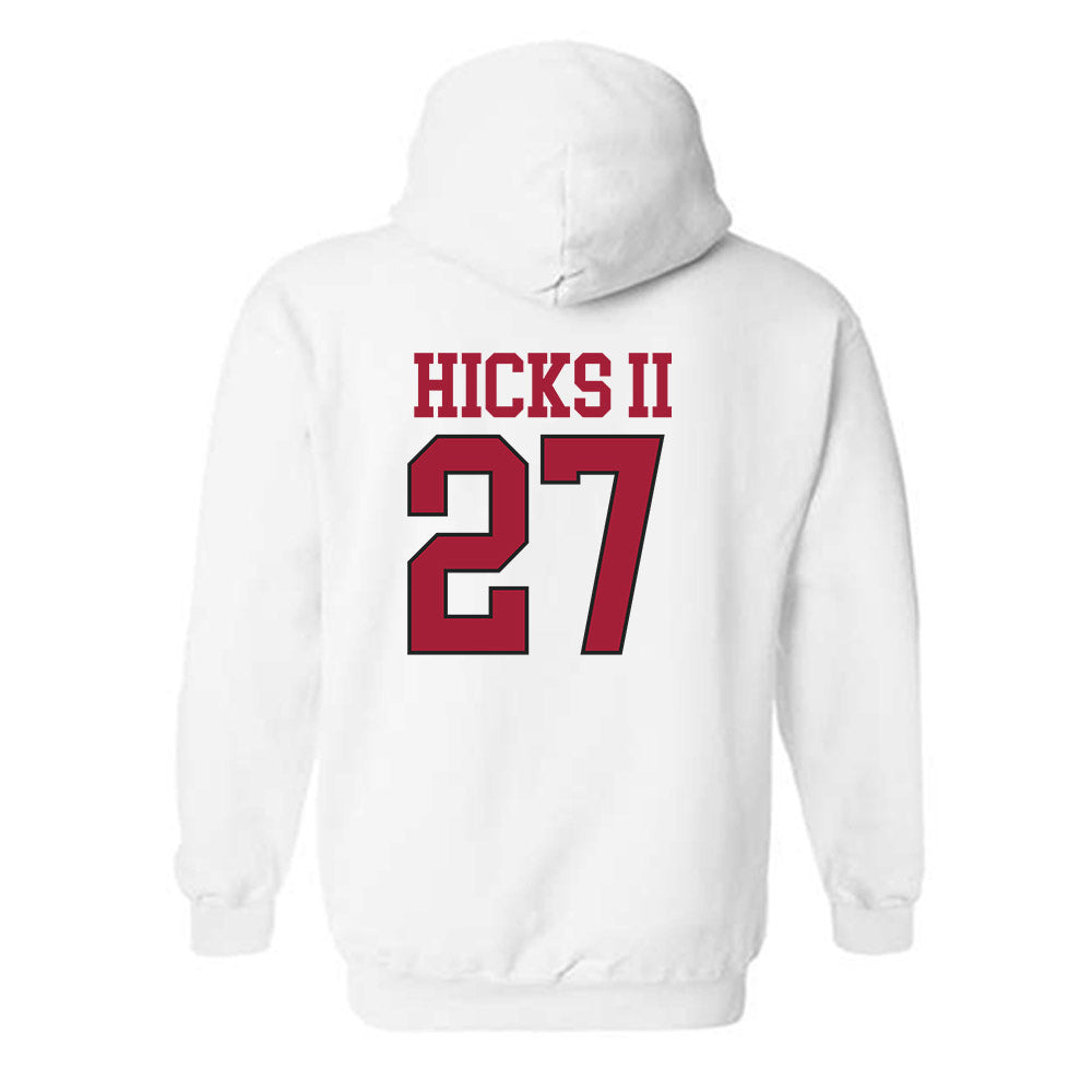 Arkansas - NCAA Football : LaMarcus Hicks II - Replica Shersey Hooded Sweatshirt-3