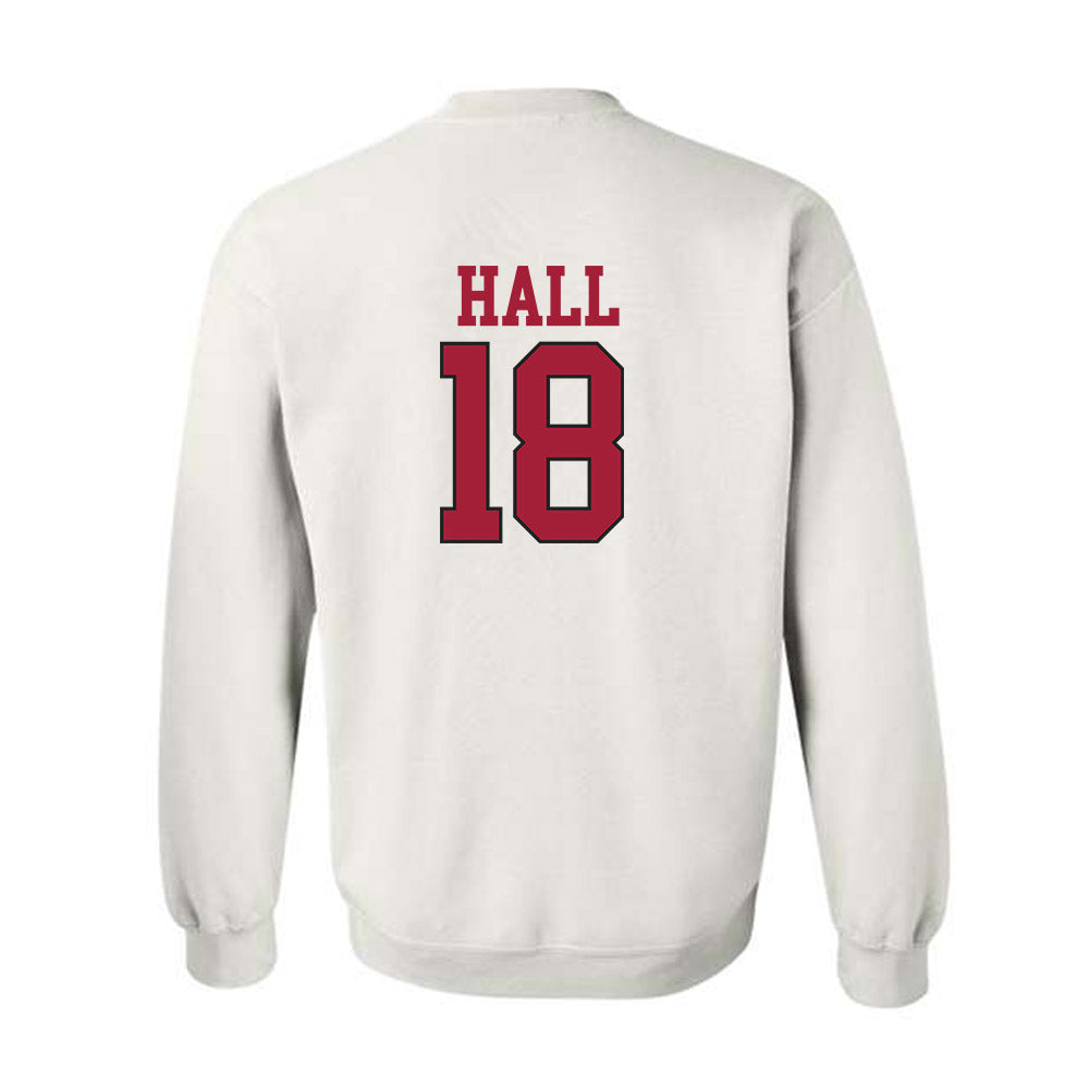 Arkansas - NCAA Football : Jude Hall - Replica Shersey Crewneck Sweatshirt-1