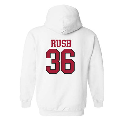 Arkansas - NCAA Football : Gavin Rush - Replica Shersey Hooded Sweatshirt-3