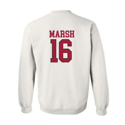 Arkansas - NCAA Football : Kourtlan Marsh - Replica Shersey Crewneck Sweatshirt-1