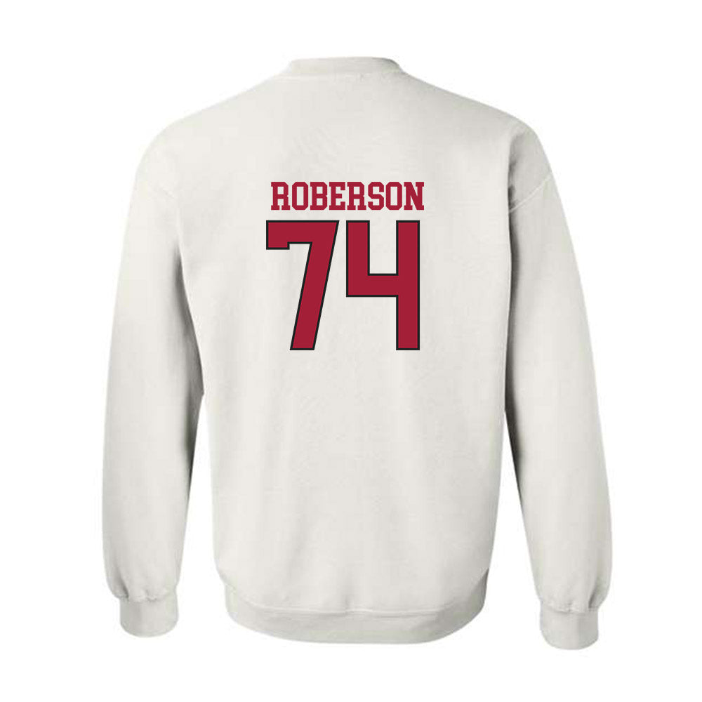 Arkansas - NCAA Football : Terence Roberson - Replica Shersey Crewneck Sweatshirt-1