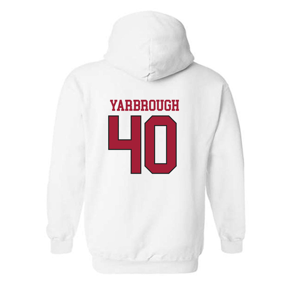 Arkansas - NCAA Football : Colton Yarbrough - Replica Shersey Hooded Sweatshirt-2