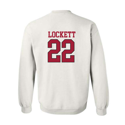 Arkansas - NCAA Football : Tay Lockett - Replica Shersey Crewneck Sweatshirt-1