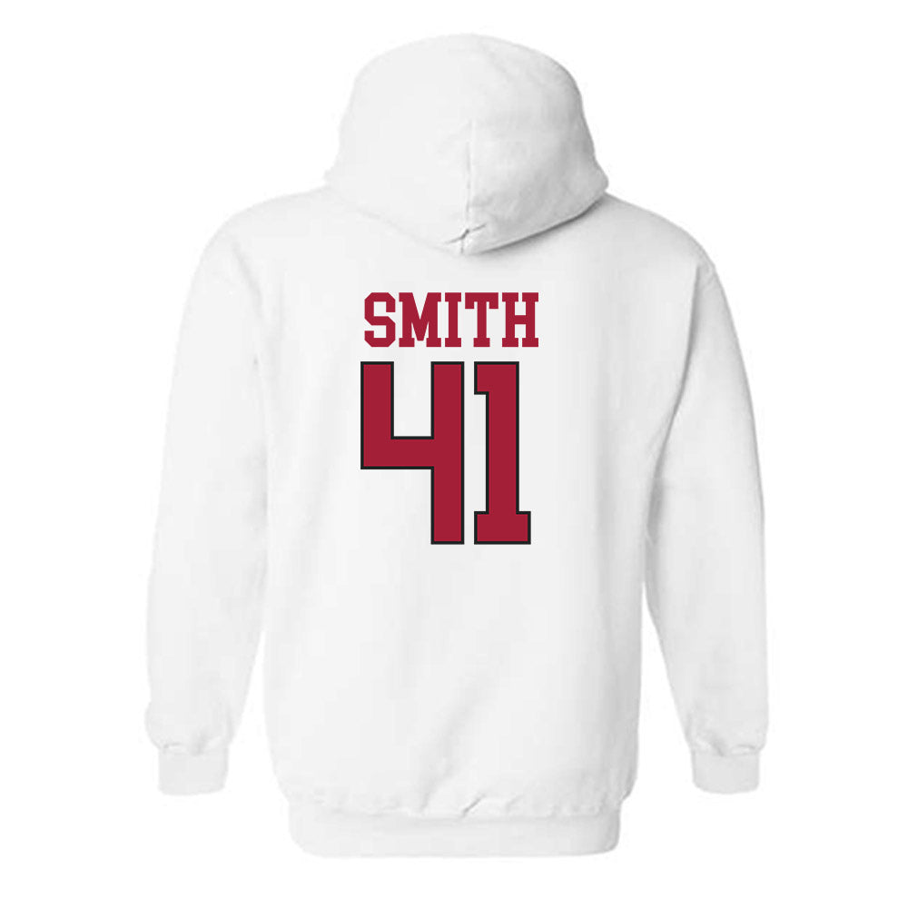Arkansas - NCAA Football : Connor Smith - Replica Shersey Hooded Sweatshirt-3