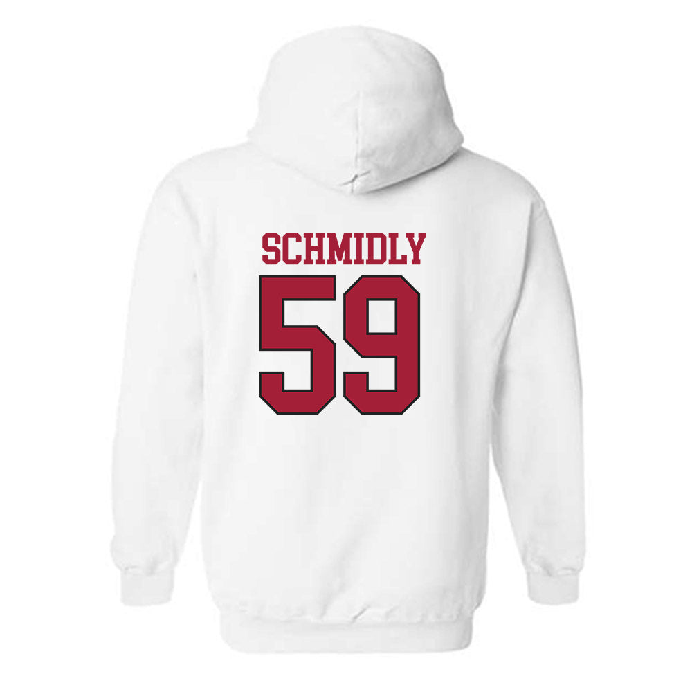 Arkansas - NCAA Football : Max Schmidly - Replica Shersey Hooded Sweatshirt-2