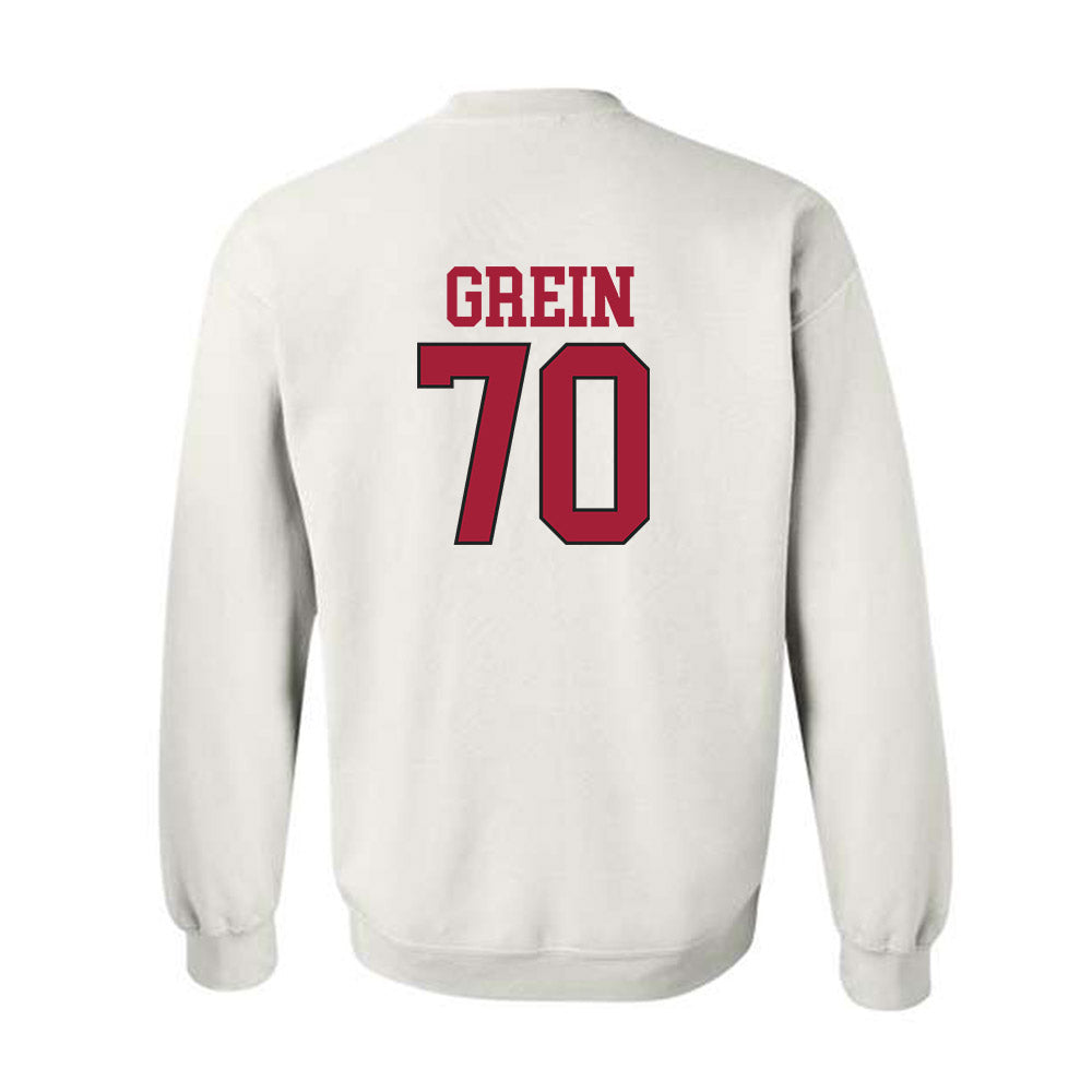 Arkansas - NCAA Football : Dan Grein - Replica Shersey Crewneck Sweatshirt-1