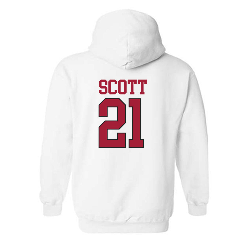 Arkansas - NCAA Football : Tyler Scott - Replica Shersey Hooded Sweatshirt-2