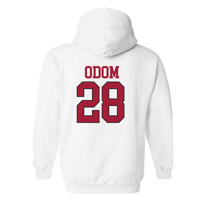 Arkansas - NCAA Football : Trajen Odom - Replica Shersey Hooded Sweatshirt-2