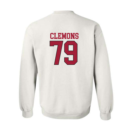 Arkansas - NCAA Football : Josiah Clemons - Replica Shersey Crewneck Sweatshirt-1