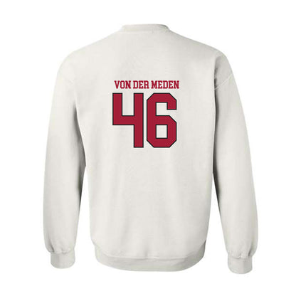 Arkansas - NCAA Football : Charlie von der Meden - Replica Shersey Crewneck Sweatshirt