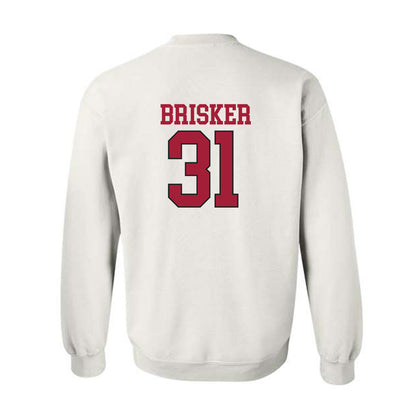 Arkansas - NCAA Football : Blake Brisker - Replica Shersey Crewneck Sweatshirt-1