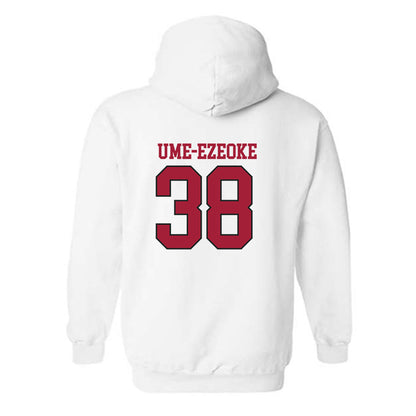Arkansas - NCAA Football : Bradley Ume-Ezeoke - Replica Shersey Hooded Sweatshirt-2