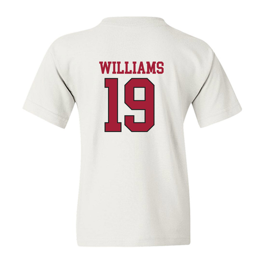 Arkansas - NCAA Football : Kyndrick Williams - Replica Shersey Youth T-Shirt-1