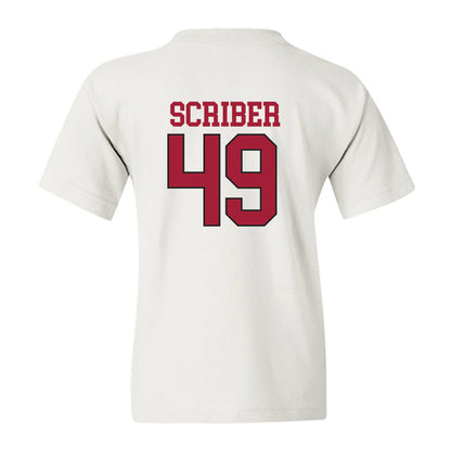 Arkansas - NCAA Football : Braxton Scriber - Replica Shersey Youth T-Shirt-1