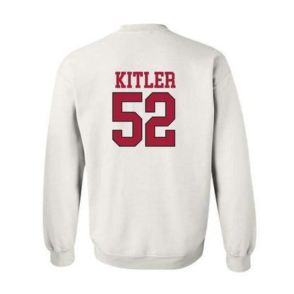 Arkansas - NCAA Football : Caden Kitler - Replica Shersey Crewneck Sweatshirt-1
