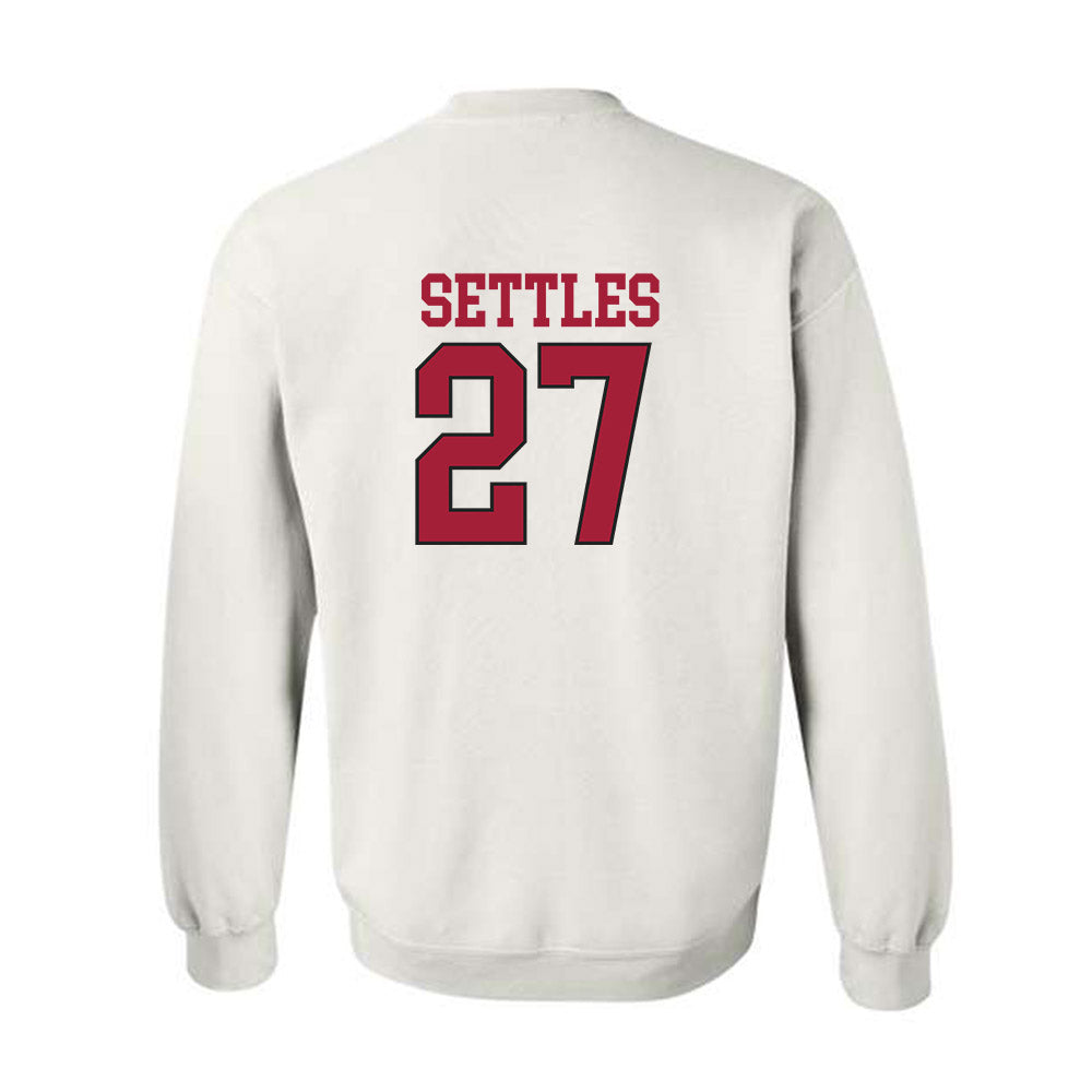 Arkansas - NCAA Football : Cameron Settles - Replica Shersey Crewneck Sweatshirt-1