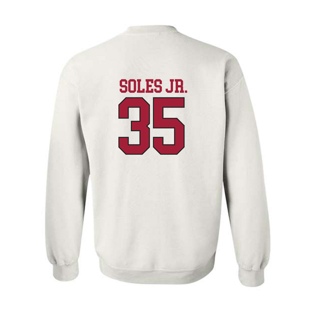 Arkansas - NCAA Football : Steven Soles Jr. - Replica Shersey Crewneck Sweatshirt-1