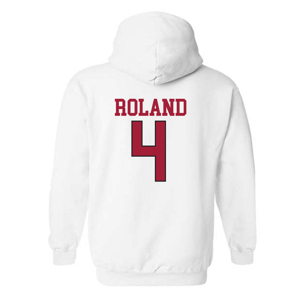 Arkansas - NCAA Football : Lakhi Roland - Replica Shersey Hooded Sweatshirt-3