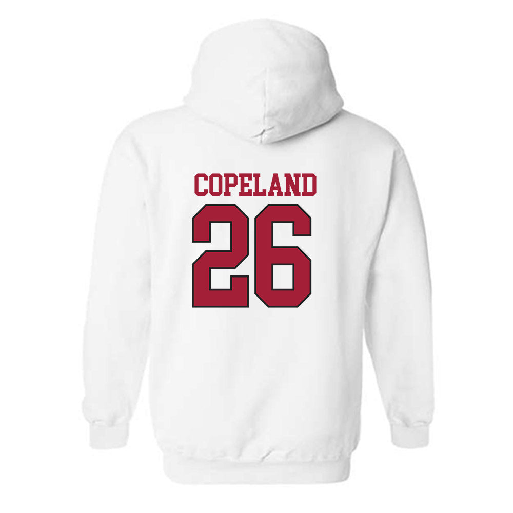 Arkansas - NCAA Football : Jalon Copeland - Replica Shersey Hooded Sweatshirt-3