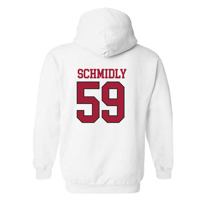 Arkansas - NCAA Football : Max Schmidly - Replica Shersey Hooded Sweatshirt-3