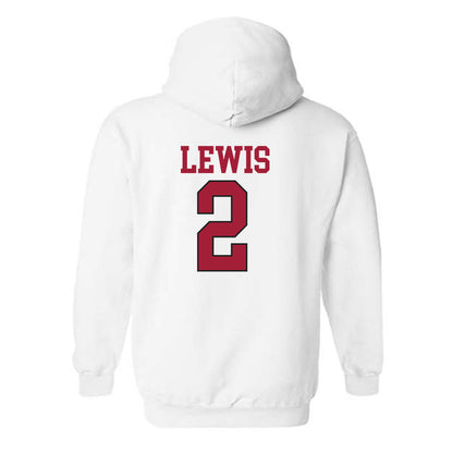 Arkansas - NCAA Football : Shelton Lewis - Replica Shersey Hooded Sweatshirt-3