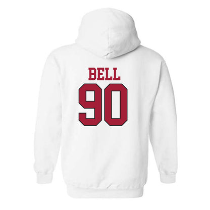 Arkansas - NCAA Football : Caleb Bell - Replica Shersey Hooded Sweatshirt-2