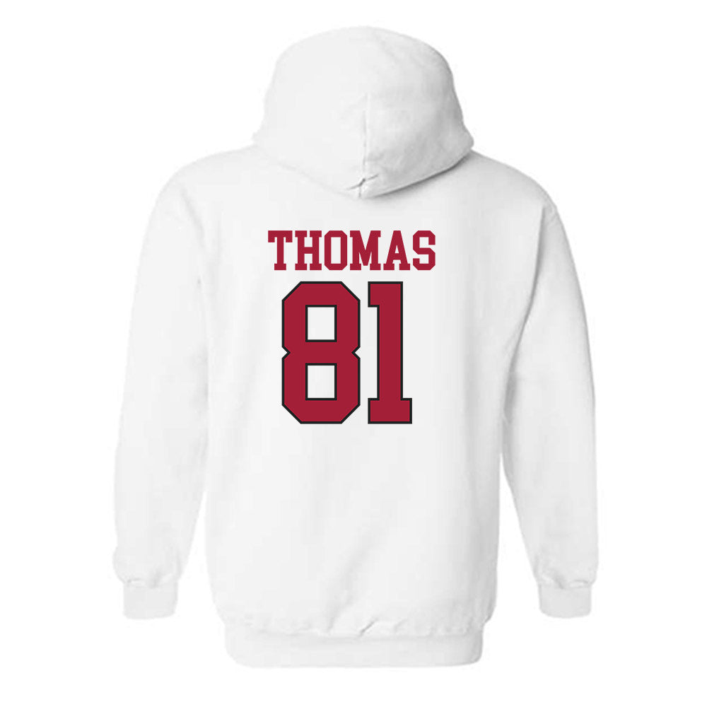 Arkansas - NCAA Football : Dai'Shaun Thomas - Replica Shersey Hooded Sweatshirt-3