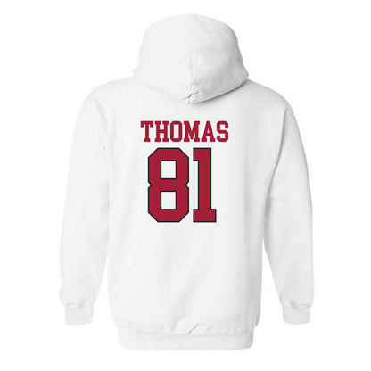 Arkansas - NCAA Football : Dai'Shaun Thomas - Replica Shersey Hooded Sweatshirt-3