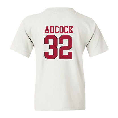 Arkansas - NCAA Football : Matt Adcock - Replica Shersey Youth T-Shirt-1