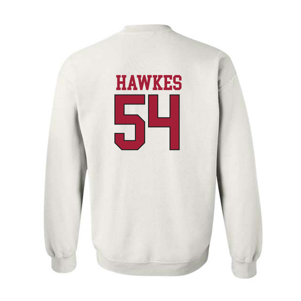 Arkansas - NCAA Football : Adam Hawkes - Replica Shersey Crewneck Sweatshirt-1