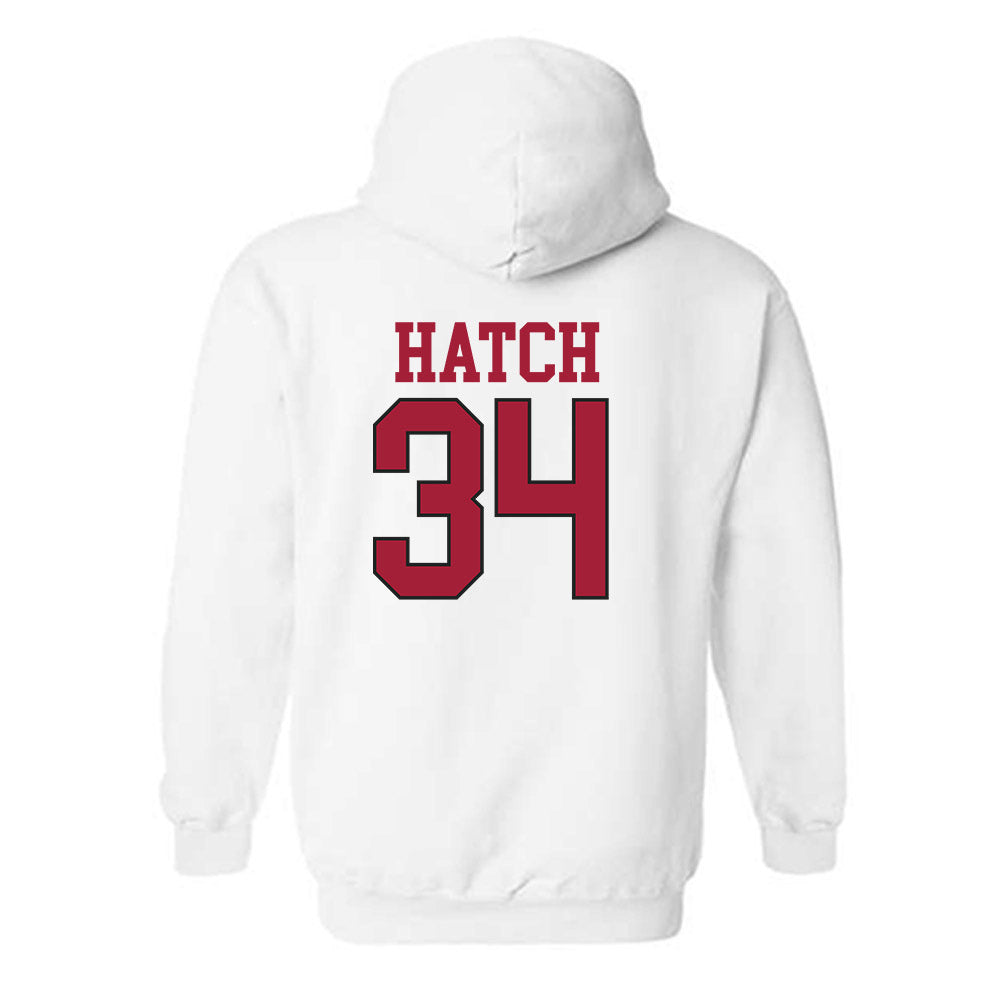 Arkansas - NCAA Football : Jathan Hatch - Replica Shersey Hooded Sweatshirt-2