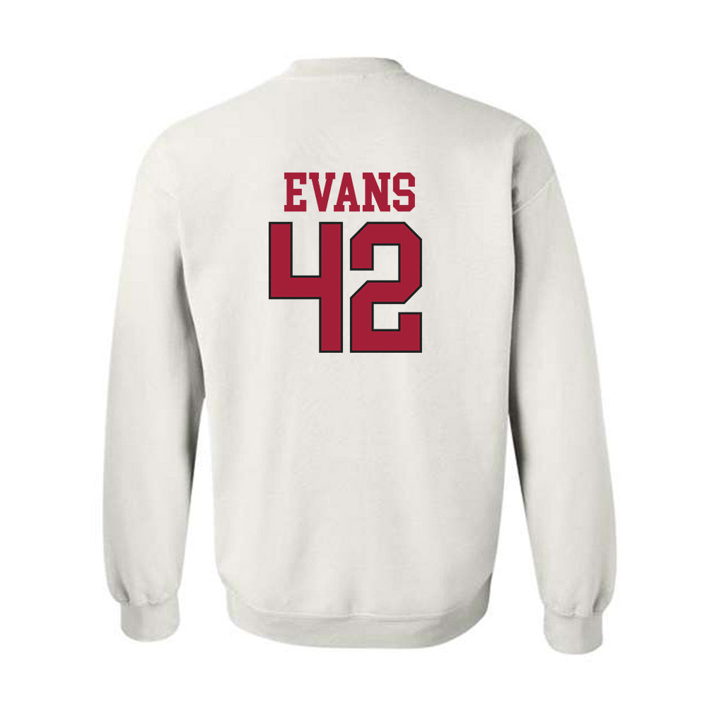 Arkansas - NCAA Football : Jeremy Evans - Replica Shersey Crewneck Sweatshirt-1