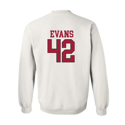 Arkansas - NCAA Football : Jeremy Evans - Replica Shersey Crewneck Sweatshirt-1