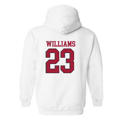 Arkansas - NCAA Football : Ian Williams - Replica Shersey Hooded Sweatshirt-2