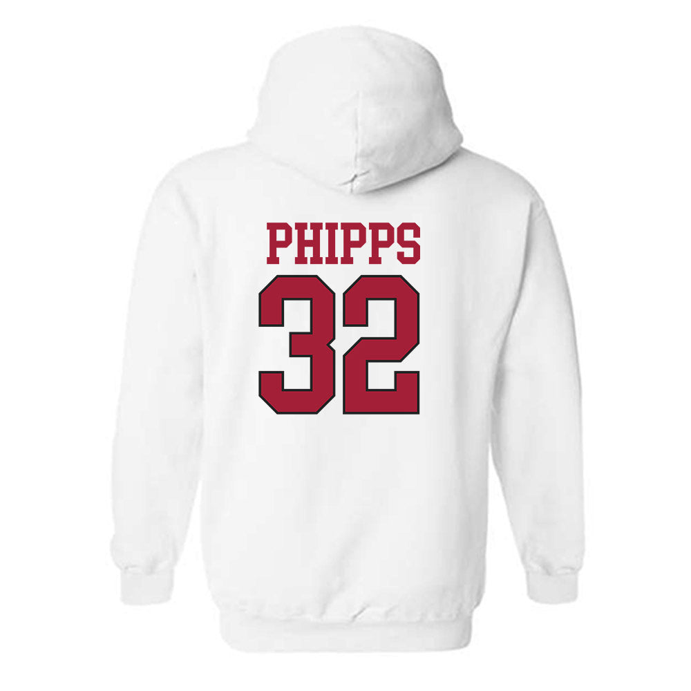 Arkansas - NCAA Football : Landon Phipps - Replica Shersey Hooded Sweatshirt-3